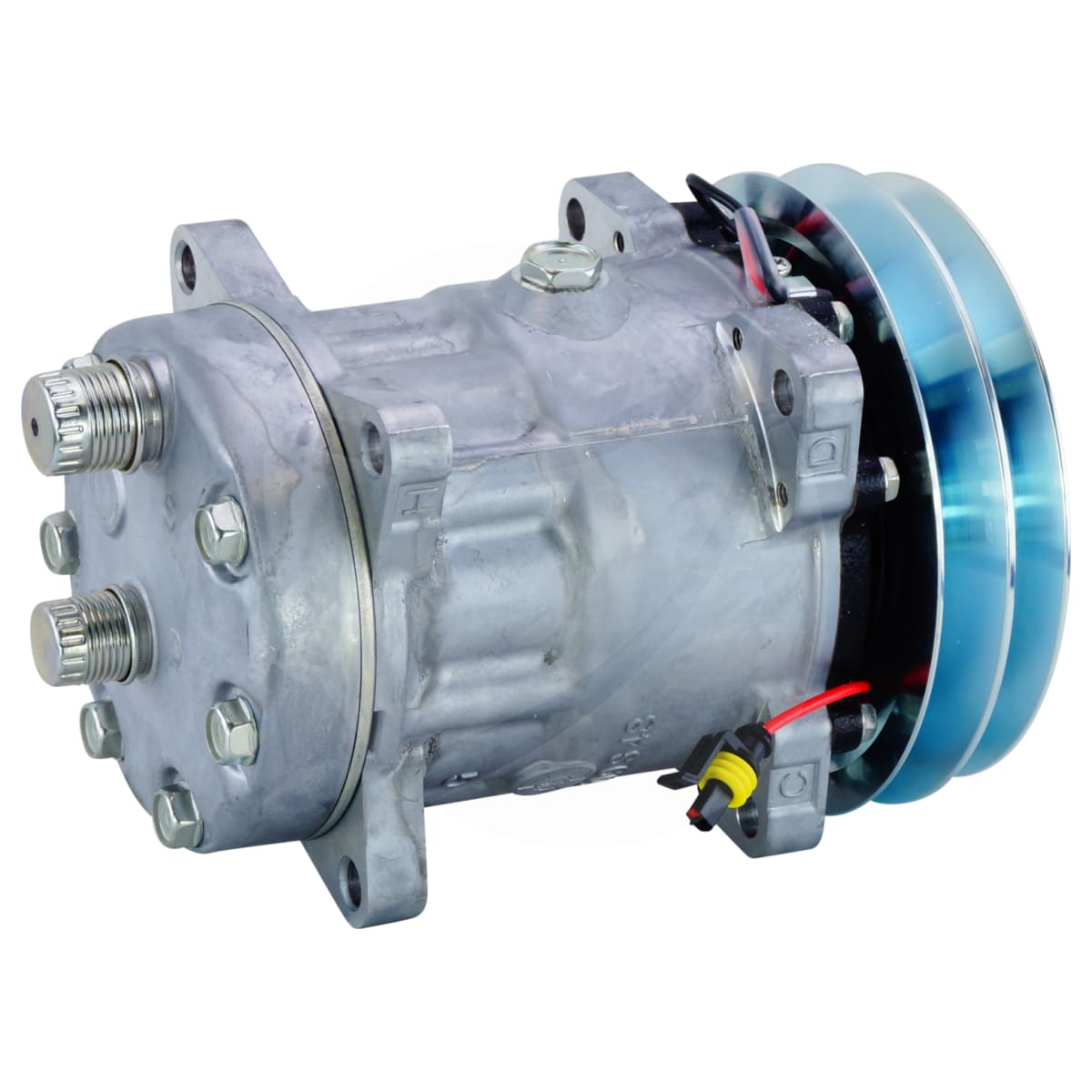 COMPRESSOR, DEUTZ, SANDEN, SD7H15 8091, 12V, 1A/1B, 150/142.5MM, REAR O ...